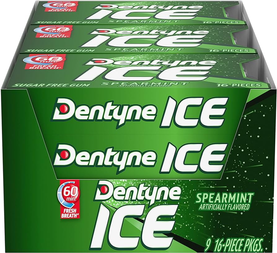 Dentyne Ice Spearmint 16 Pieces